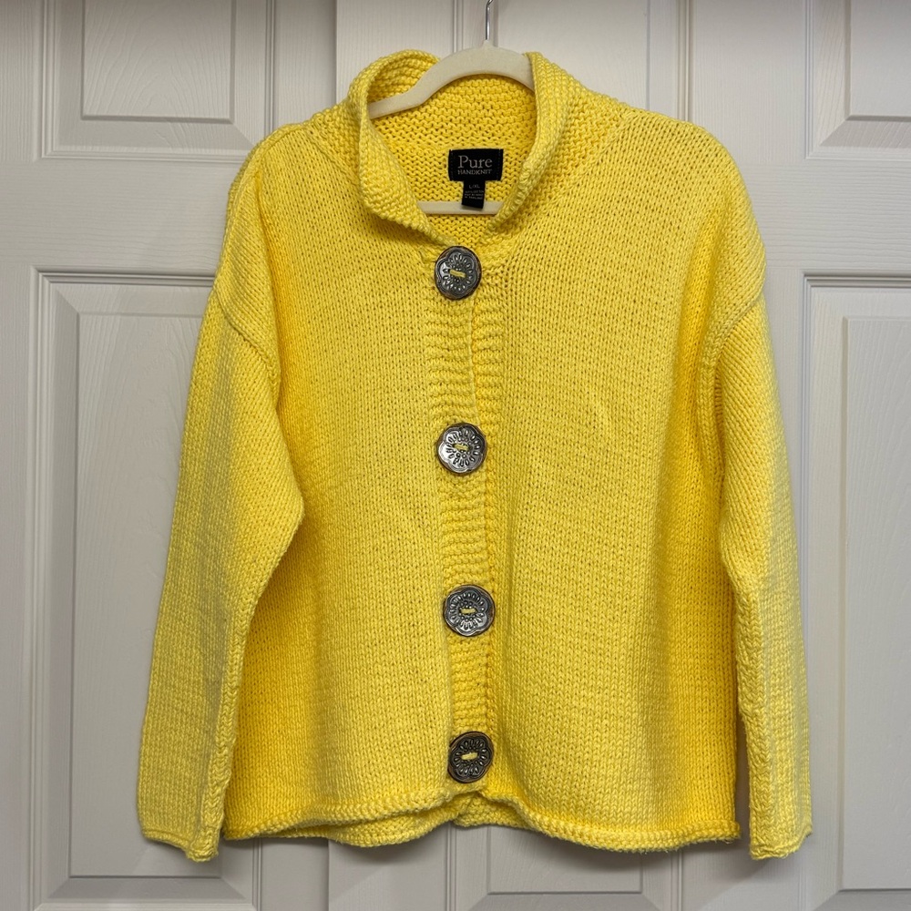 PURE handknit cardigan